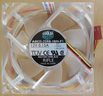 Cooler Master A8025-25RB-3BN-P1 MGT8012MR-A25 Kühler Lüfter PC Computer* GL81