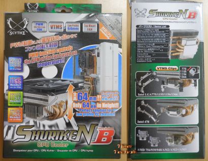 Scythe Shuriken CPU Lüfter Intel AMD So 11 50 51 55 56 1366 775 478 AM 2 3 4 FM*ck308
