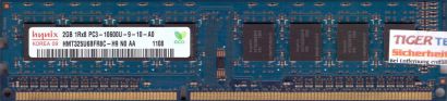 Hynix HMT325U6BFR8C-H9 N0 AA PC3-10600 2GB DDR3 1333MHz Arbeitsspeicher RAM*r612