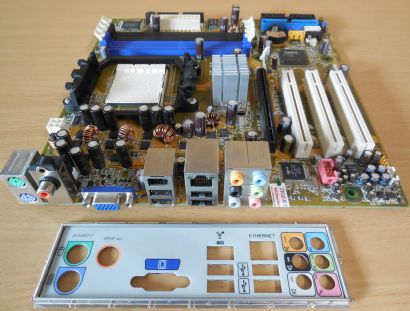 Asus A8M2N-LA Rev 1.06 Mainboard +Blende Sockel AM2 HP NodusM 5188-5622* m861