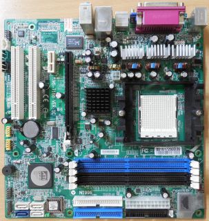 MSI MS-7168 Ver1C Mainboard +Blende AMD Sockel 939 PCIe DDR Powermate VL350*m872