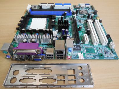 MSI MS-7168 Ver2.0 Mainboard+Blende AMD Sockel 939 PCIe DDR Powermate VL350*m873