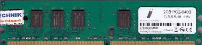 NoName PC2-6400 2GB DDR2 800MHz Arbeitsspeicher DDR2 RAM diverse Marken* r634