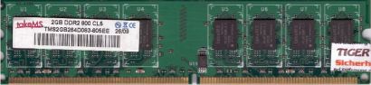 takeMS TMS2GB264D083-805EE PC2-6400 2GB DDR2 800MHz CL5 Arbeitsspeicher RAM*r646