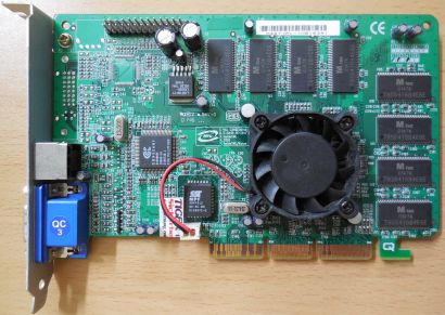 nVIDIA PMUIV011A GeForce 2 MX400 64 MB 128 Bit AGP VGA TV Out Grafikkarte* g379