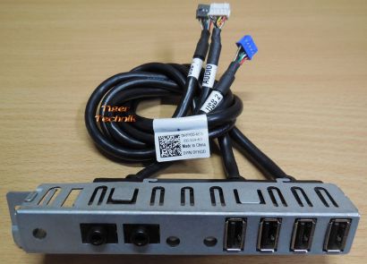 Dell Optiplex 960 Tower Y163D 4 port USB Audio Front Panel mit Kabel* pz509