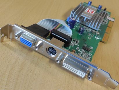 Sapphire 1024-RC26-0F-AC ATI Radeon 9250 RV280 128MB VGA TVO DVI RETRO AGP* g381 DDR