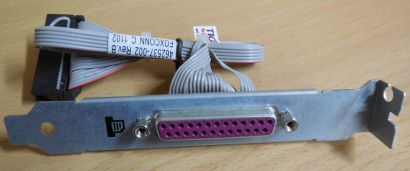 Slotblende Parallel Port Foxconn 462537-002 Rev.B Adapter PC Computer* pz513