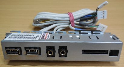 HP Pro 3500 Serie 657122-001 Front USB Audio Kartenleser LED Panel* pz515