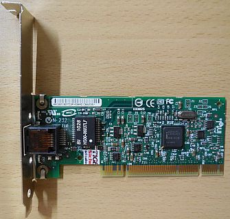 Intel PRO 1000 GT Desktop Adapter PWLA8391GTBLK GbE LAN PCI Netzwerkkarte* nw74