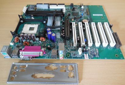Intel D845WN Rev A64179 205 Mainboard +Blende Sockel 478 SD RAM AGP Audio* m894