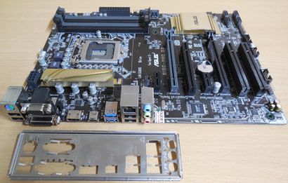 Asus B150-PRO D3 Rev1.04 Mainboard +Blende Intel B150 Sockel 1151 DDR3 HDMI*m904