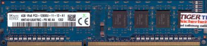 Hynix HMT451U6AFR8C-PB N0 AA PC3-12800 4GB DDR3 1600MHz Arbeitsspeicher RAM*r669