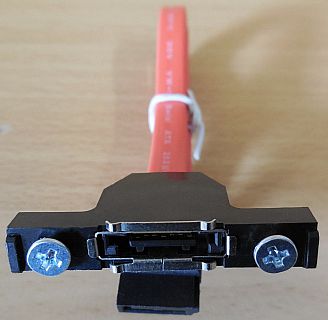 SATA zu e-SATA Kabel rot 50cm SATA to eSATA Adapterkabel* pz724