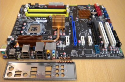 Asus P5Q Pro Ver1.0 So775 FSB1600 DDR2 8x SATA3 2x PCI-E 2.0 x16+ Blende* m413