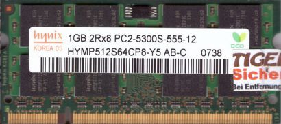 Hynix HYMP512S64CP8-Y5 AB-C PC2-5300 1GB DDR2 667MHz SODIMM RAM* lr117
