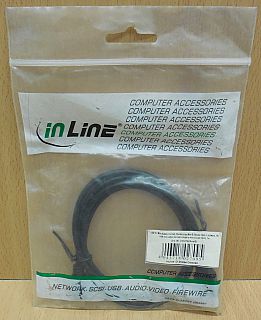 InLine USB 2.0 Mini Kabel schwarz 1m Typ A Stecker Typ Mini B Stecker* pz746