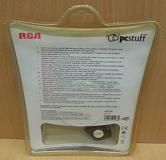 RCA PC Stuff USB 2.0 PC Link Kabel USB zum Verbinden von zwei Computern* pz752
