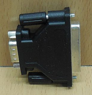 Seriell Adapter SUB D 25 pol weiblich Buchse 9 pol männlich Stecker serial*pz762