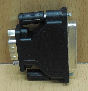 Seriell Adapter SUB D 25 pol weiblich Buchse 9 pol männlich Stecker serial*pz762