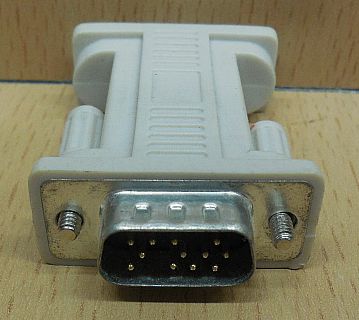 Adapter SUB D 9 pol weiblich Buchse 15 pol männlich Stecker nur 12 belegt* pz769