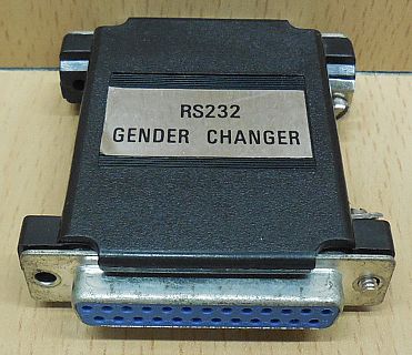 RS232 Gender Changer seriell SUB D 25 pol weiblich auf 25 pol weiblich* pz770