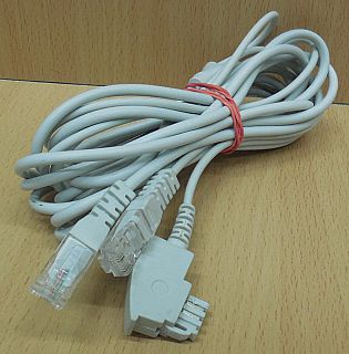 AVM Fritz Box DSL Internet Y Kabel ca. 4m RJ45 auf RJ45 + TAE original* pz784