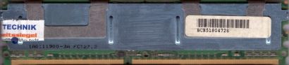 Micron MT18HTF12872FDY-667D5D3 FB DIMM 1GB PC2-5300F 667MHz HP 398706 051* r08