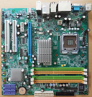 Acer MG43M Ver1.0 Mainboard +Blende MSI MS-7607 Extensa E470 Veriton M480* m922