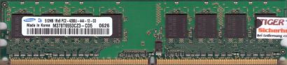 Samsung M378T6553CZ3-CD5 PC2-4200 512MB DDR2 533MHz Arbeitsspeicher RAM* r41