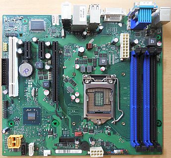 Fujitsu Esprimo P510 D3171-A11 GS1 Mainboard +Blende Intel B75 Sockel 1155* m930