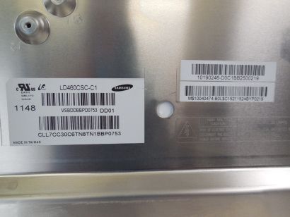 Samsung UE46D6500VS LED Display Panel LD460CSC-C1 46 Zoll VSBDDBBP0753* E10
