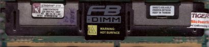 Kingston FB DIMM 4GB Kit 2x2GB KVR667D2D4F5K2 4G PC2-5300 9965372-009 A00LF*r700