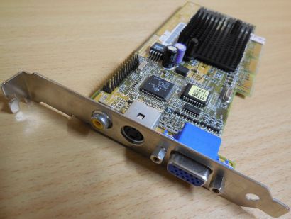Asus AGP-V7100 T 32M SD GeForce 2 MX 32MB 128Bit VGA S-Video Composite TVO* g409