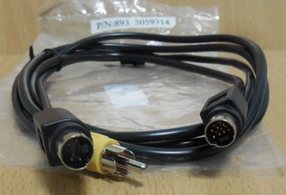 ATI Radeon S VHS Video Adapter Kabel 1,5m 7 pol zu Mini DIN 4pol Composite*pz794