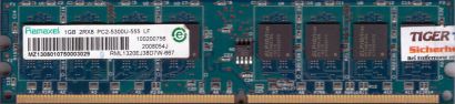 Ramaxel RML1320EJ38D7W-667 PC2-5300 1GB DDR2 667MHz RAM HP 377726-888* r707