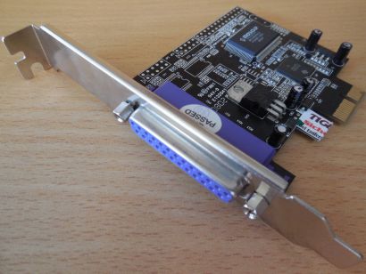 PI49835-9X2A Moschp Chipset MCS9835CV 1x LPT Parallel PCI Express Karte* sk50