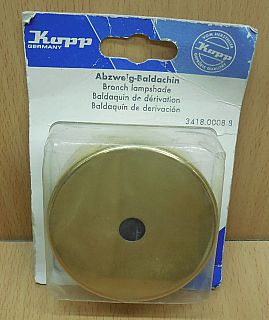 Kopp Abzweig Baldachin messing brass 3418.0008.8* so847