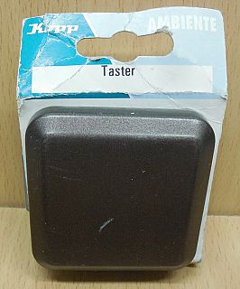 Kopp Ambiente palisander braun Taster 6843.2607.6 Unterputz Schalter* so854