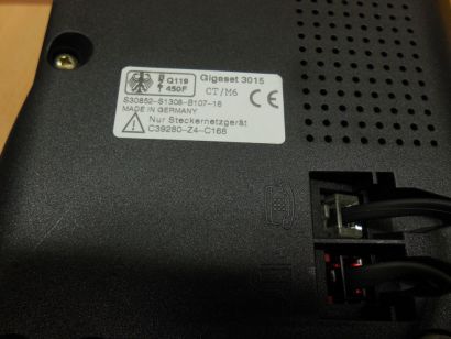 Siemens Gigaset 3015 Basis mit AB + Mobilteil 3000 Netzteil TAE Kabel* so858