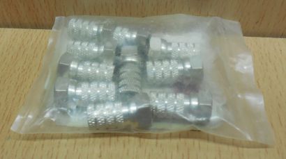 Schwaiger FST8314 910 10x F-Stecker 10 Stück F Stecker für 4mm Koax Kabel* so872