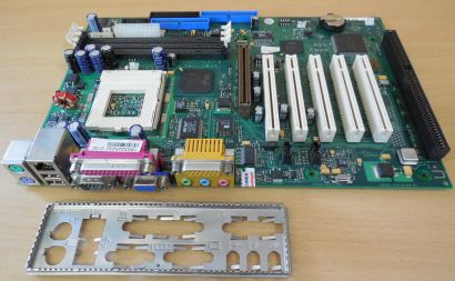 FSC D1219-C32 GS 2 Mainboard + Blende Sockel 370 ISA LAN VGA AGP Audio USB* m948