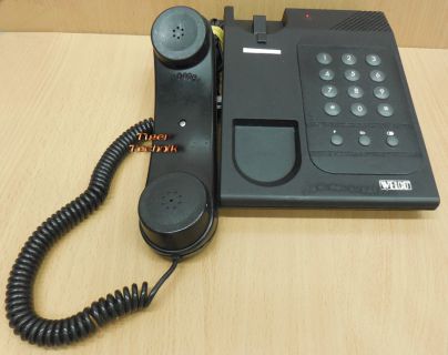 Welco Telefon Tel-90C Tischtelefon schwarz B Ware gebraucht 3m TAE Kabel* so869
