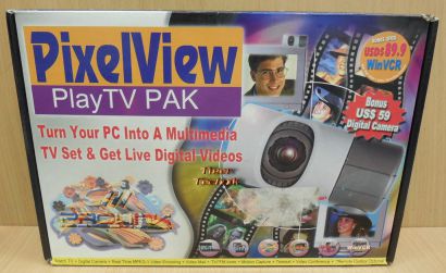 Pixelview Play TV Pak Retro TV Karte mit Fernbedienung Webcam uvm BT878 PCI*tk55