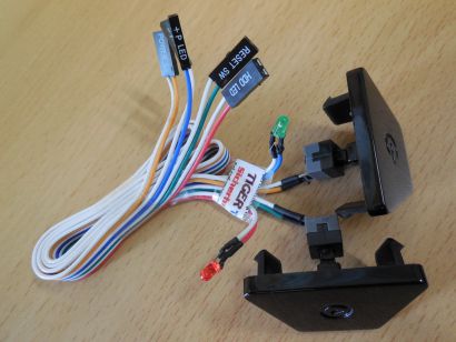 PC Gehäuse CSL Sprint Speed Art. 12523 Power Reset Schalter Power HDD LED* pz616