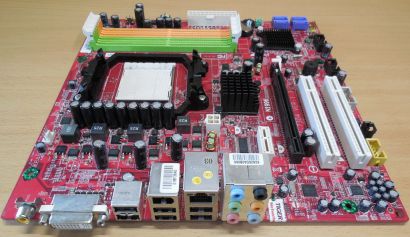 MSI MS-7304 Ver 1.3 Mainboard AMD Sockel AM2 AM2+ ATI PCIe DDR2 DVI Audio* m955
