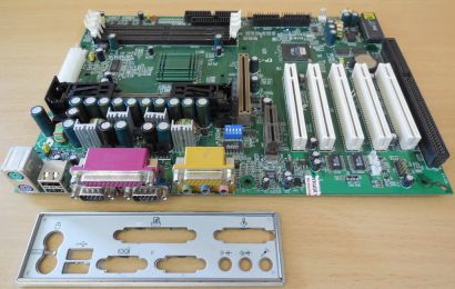 EPoX EP-7KXA Rev0.4 Mainboard +Blende AMD Slot A VIA KX133 SDRAM 1x ISA AGP*m956