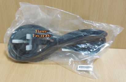 UK Strom Netz Kabel Power Cable 2m UK Stecker auf Kaltgerätebuchse C13* pz814