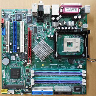 MSI MS-7012 Medion MD8080 Ver 1.0B Mainboard + Blende FSB800 DDR1 AGP8X LAN* m93