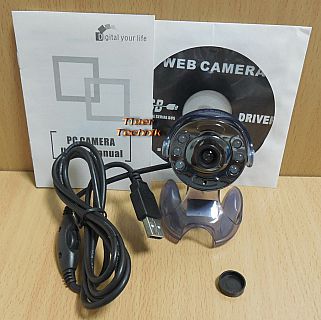 Golden Eye Webcam USB2.0 Laptop Notebook PC Video Camera Windows 7 10* pz819